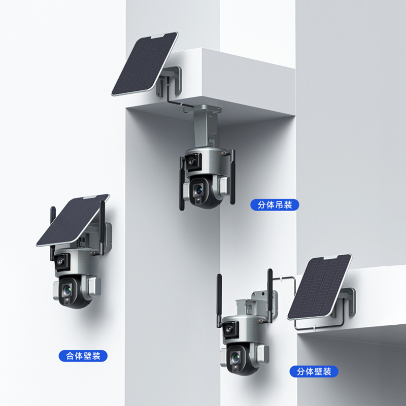 8 Million Solar Camera Wifi10x Zoom Binocular Camera 4G Solar Surveillance Camera
