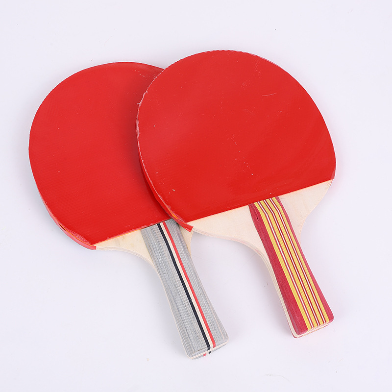 Table Tennis Racket Wholesale Blister Packaging 2 Pieces Of Finished Racket High Elastic Sponge Table Tennis Racket Set Horizontal Racket Item Picture
