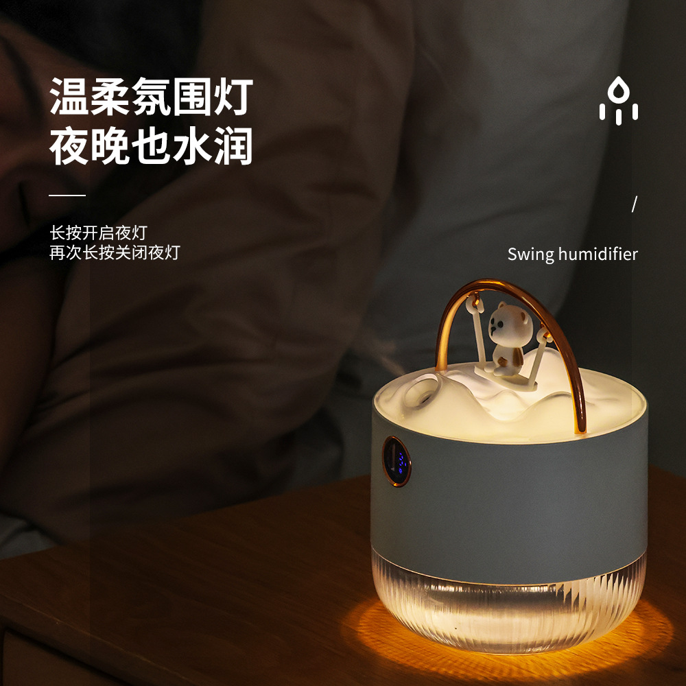 New desktop humidifier USB pet swing Creative air spray humidifier Small home bedroom water Application Scenario