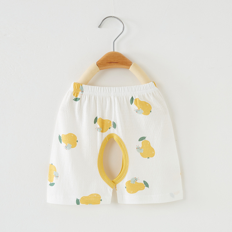 男女宝宝夏季短裤婴儿薄款外穿开档裤儿童裤子男童女童幼儿开裆裤