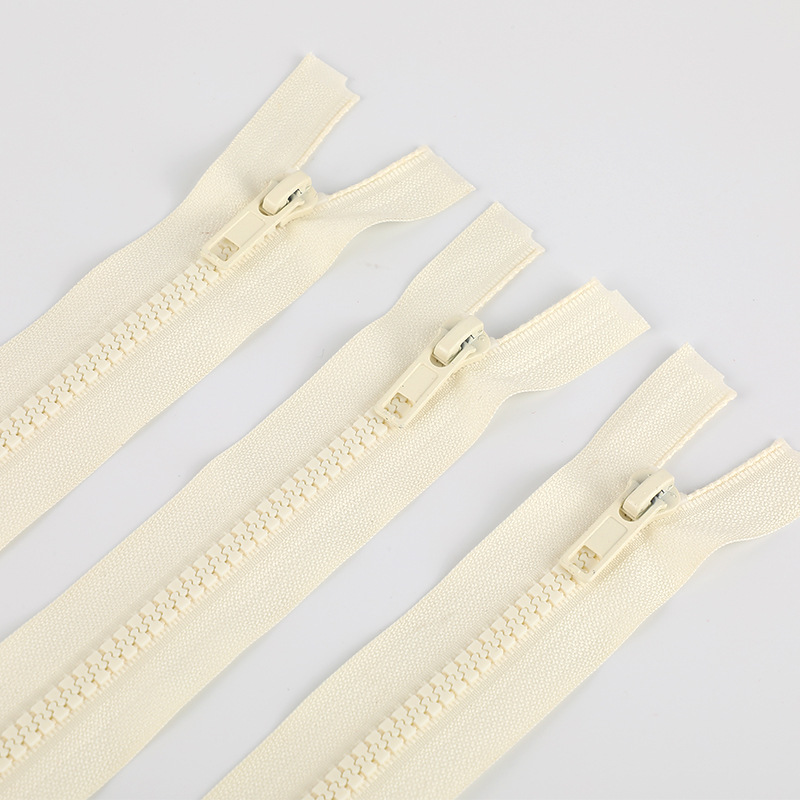 3/5/8号开口彩色树脂拉链 自动拉头塑料拉链 卫衣树脂拉链现货