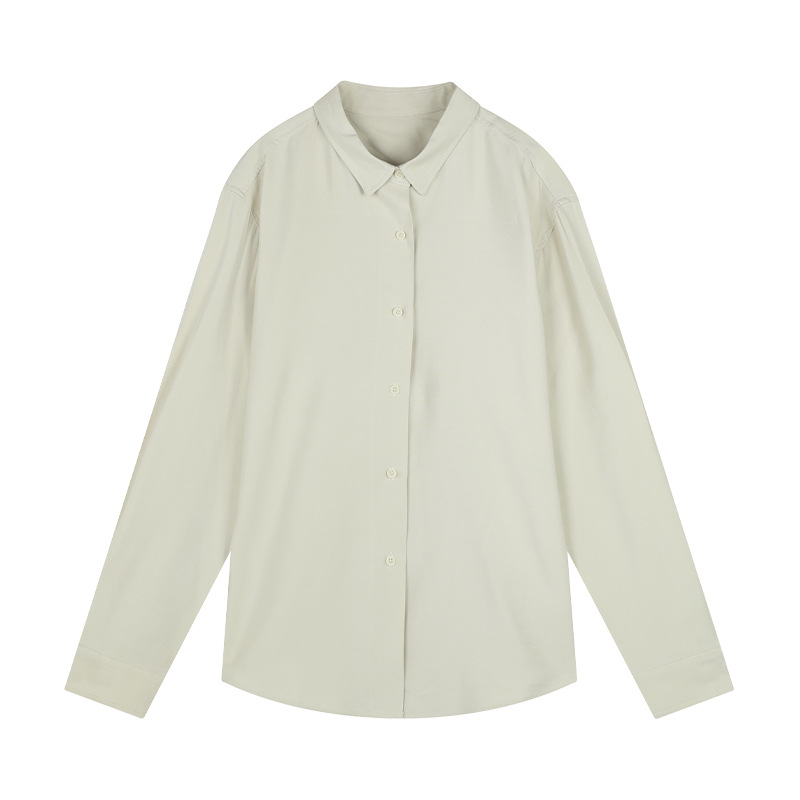 CLEAN simple and high-quality inner layer shirt for women 2024 Thirteen Factories Winter New skin-friendly and Comfortable Shirt 52288 Item Picture