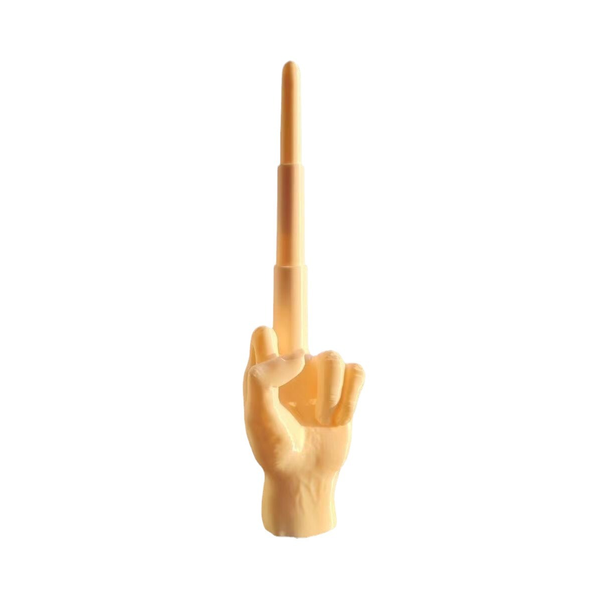 Middle finger telescopic sword, middle finger toy 3D stereoscopic printing telescopic sword, finger model prop figurine, finger telescopic sword Item Picture