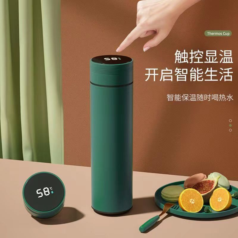 316 acero inoxidable inteligente temperatura de la pantalla de la taza de aislamiento para hombres y mujeres de negocios regalos de vacaciones ideas copa de agua logotipo impresión de pantalla de seda lote Application Scenario