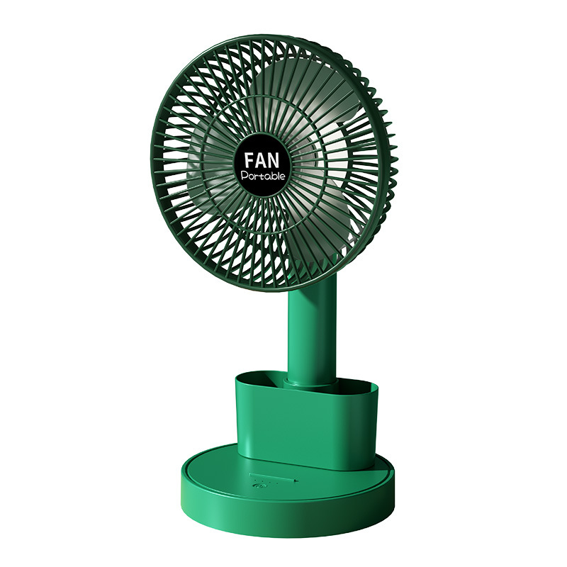 The New Outdoor Usb Desktop Wall Mini Charging Summer Folding Small Fan Charging And Plug-In Portable Small Fan Item Picture