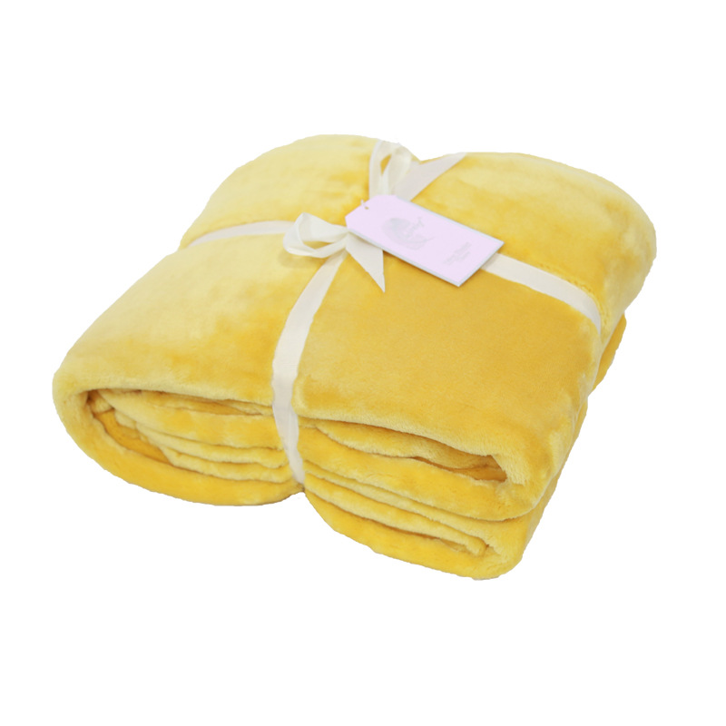 Manufacturers Printed Coral Velvet Blanket Plain Flannel Blanket Manufacturers Straight For Double-Sided Velvet Sofa Blanket Nap Blanket Item Picture