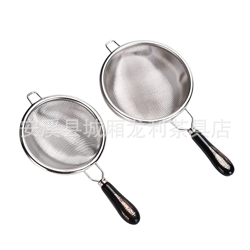 Double-layer filter thickened Songsitai stainless steel tea strainer, duckbill tea strainer, tea leaf strainer, flower tea strainer Item Picture