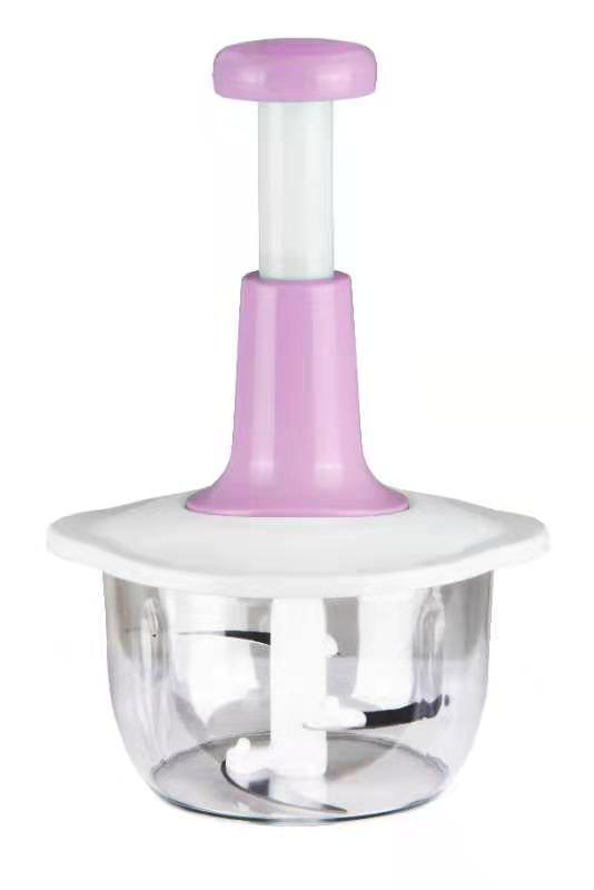 Manual vegetable and meat grinder