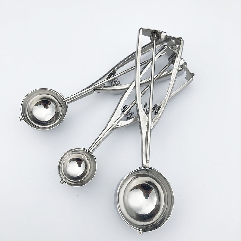 Stainless steel ice cream spoon details Picture