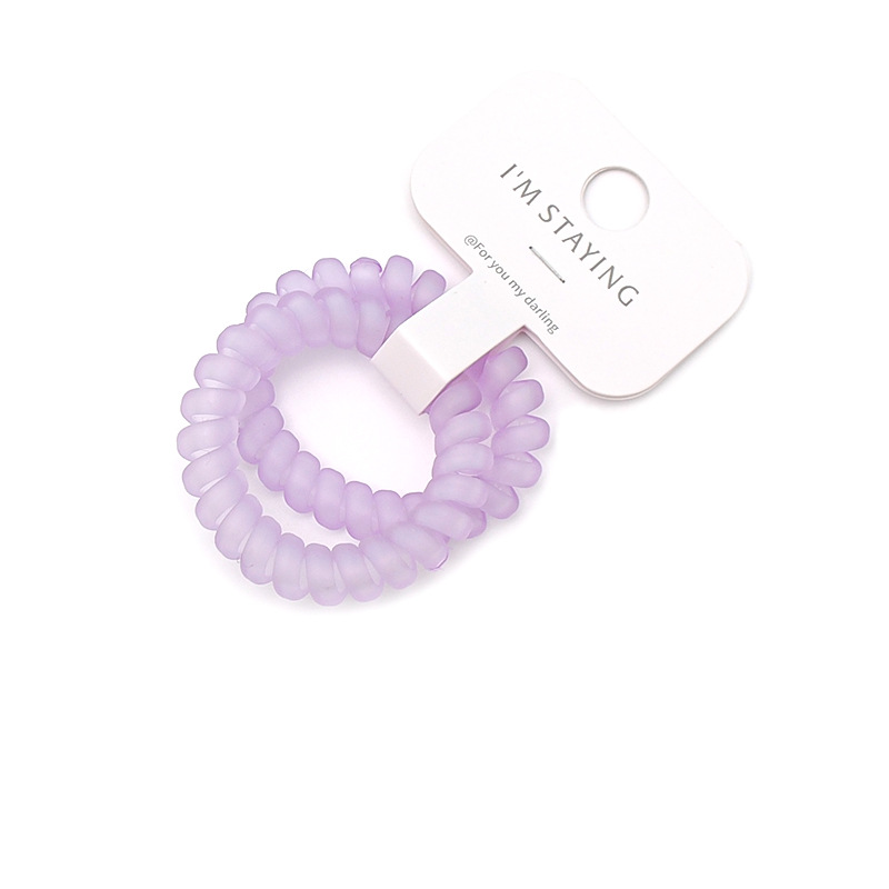 Color Boxed Phone Line Hairband Korean Version Simple Hair Band Female Hair Hair Accessories 3 Card Installed Seamless Head Rope Item Picture