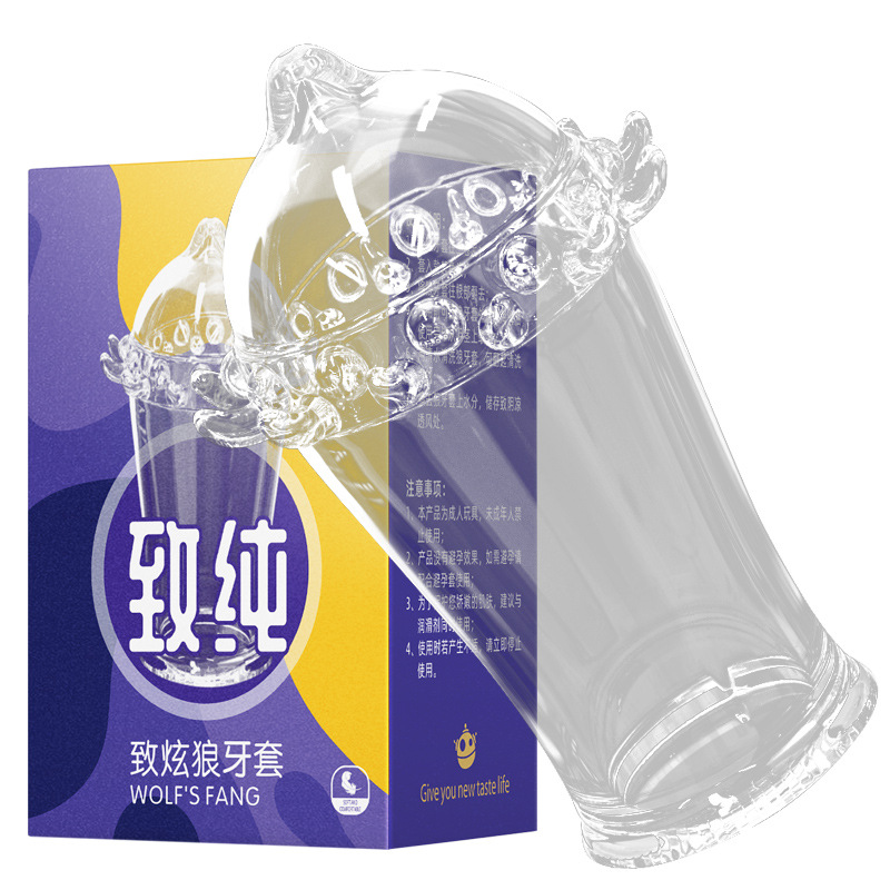 Wolf tooth condom, adult adult product, circumcision condom, ring product details Picture