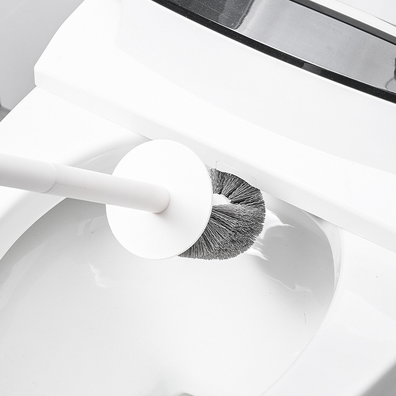 New household bathroom toilet brush, bathroom toilet cleaning, wall-mounted draining, extended toilet cleaning brush, toilet seat brush Application Scenario