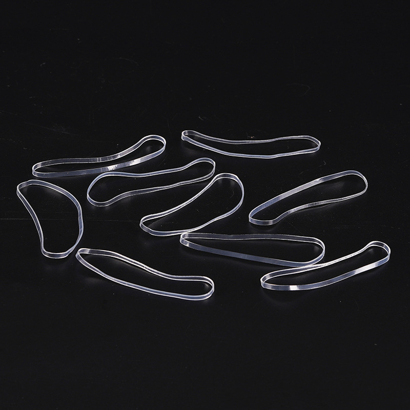 Jinbaoli Factory direct sales supply 7024 transparent rubber bands, tpu high-temperature transparent rubber bands, elastic colored rubber rings Specification image