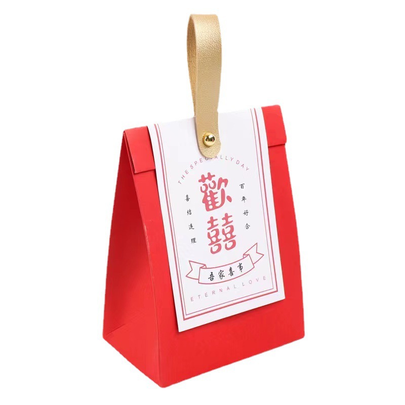 2022 New wedding gift box, candy packaging box, return gift, wedding candy bag, engagement wedding candy box packaging box Item Picture