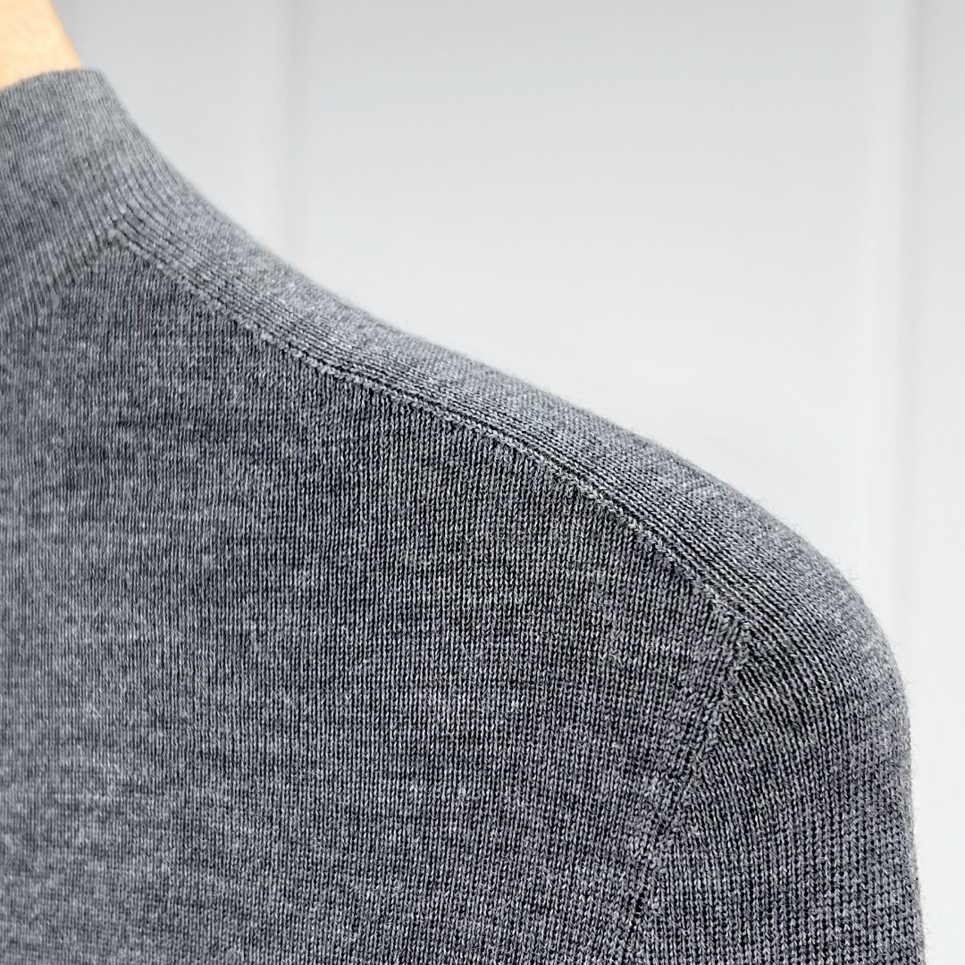 18-stitch Island Essence seamless one-piece ready-to-wear, 2-strand 60-count wool autumn and winter seamless semi-high neck knitted long-sleeved KW903 pic 52