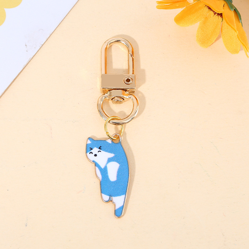 Creative and cute alloy cat pendants, mini car keychains, decorative couple bags, pendants and gifts in stock Application Scenario