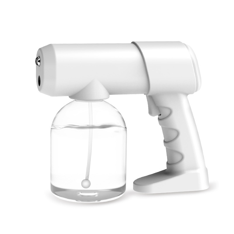 消毒枪/无线蓝光电动/喷雾消毒枪白底实物图