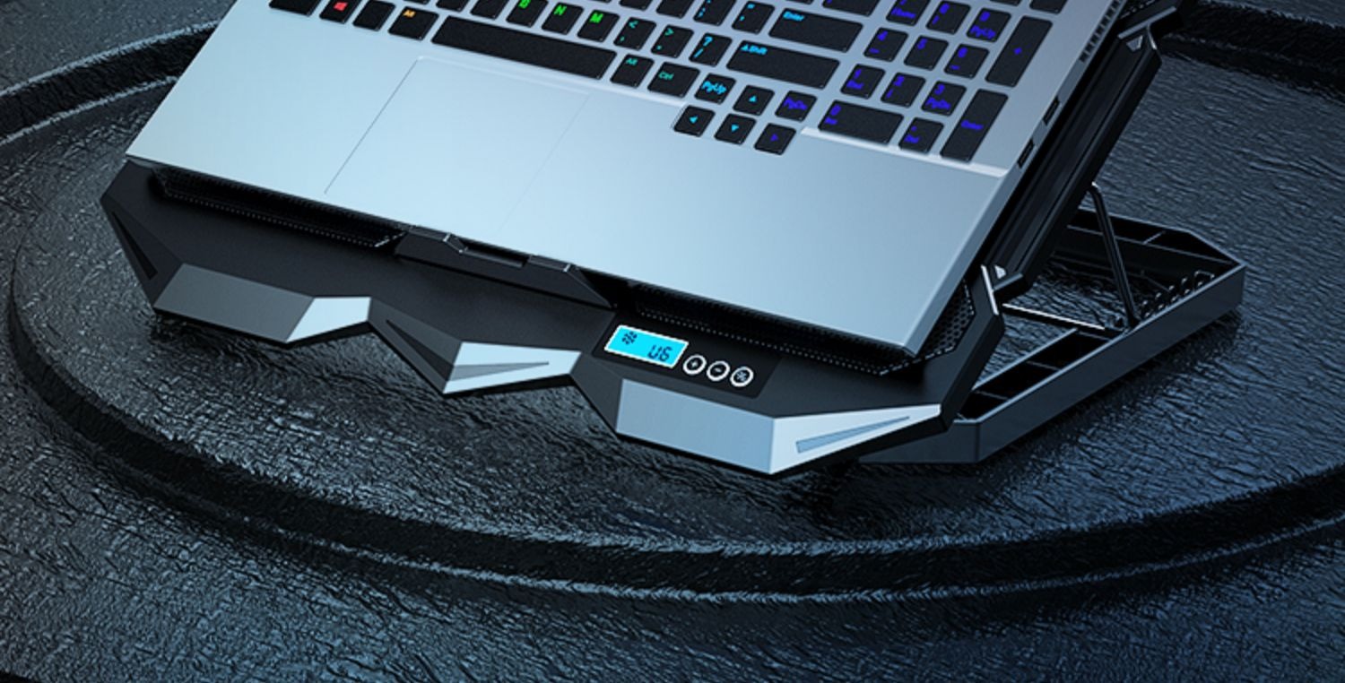 Core ICZon K22 notebook cooler base, gaming silent cooling bracket pad, cooling wonder pic 14