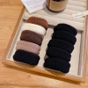 Thickened, high-elasticity, non-damaging hair tie headband for women 2026 new style rubber band hair tie leather case Application Scenario