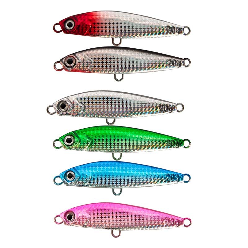 Wholesale of iron plate lures, fishing gear, metal sequined lures, long-range casting 顠 fall iron plate bare sheet bionic artificial lures Item Picture