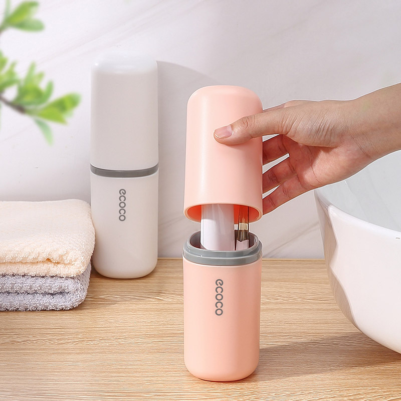 Travel wash set mouthwash cup light luxury portable tooth cup toothbrush storage box business travel brushing cup wholesale Application Scenario