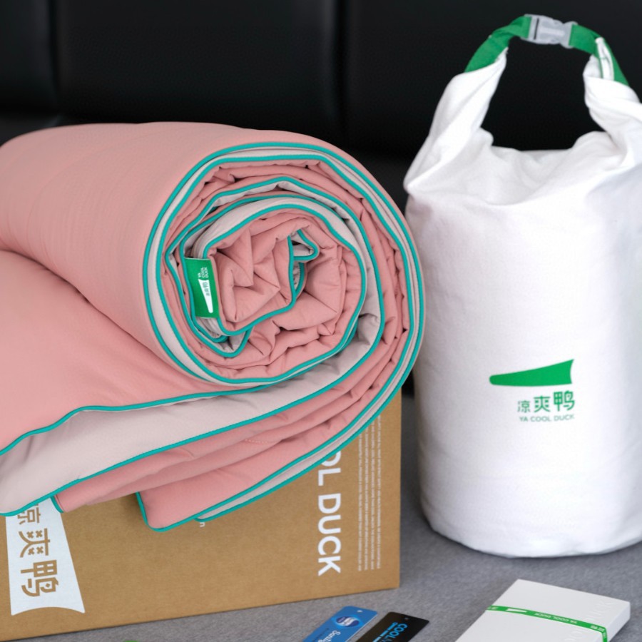 2025最新COOL DUCK凉爽鸭夏被180克柔软单人双人大豆素色空调被