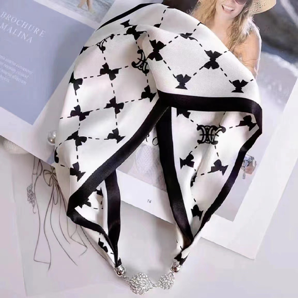 الوشاح المغنطيسي المنديل المغنطيسي المتعدد الوظائف الخاص بالأربطة، Item Picture