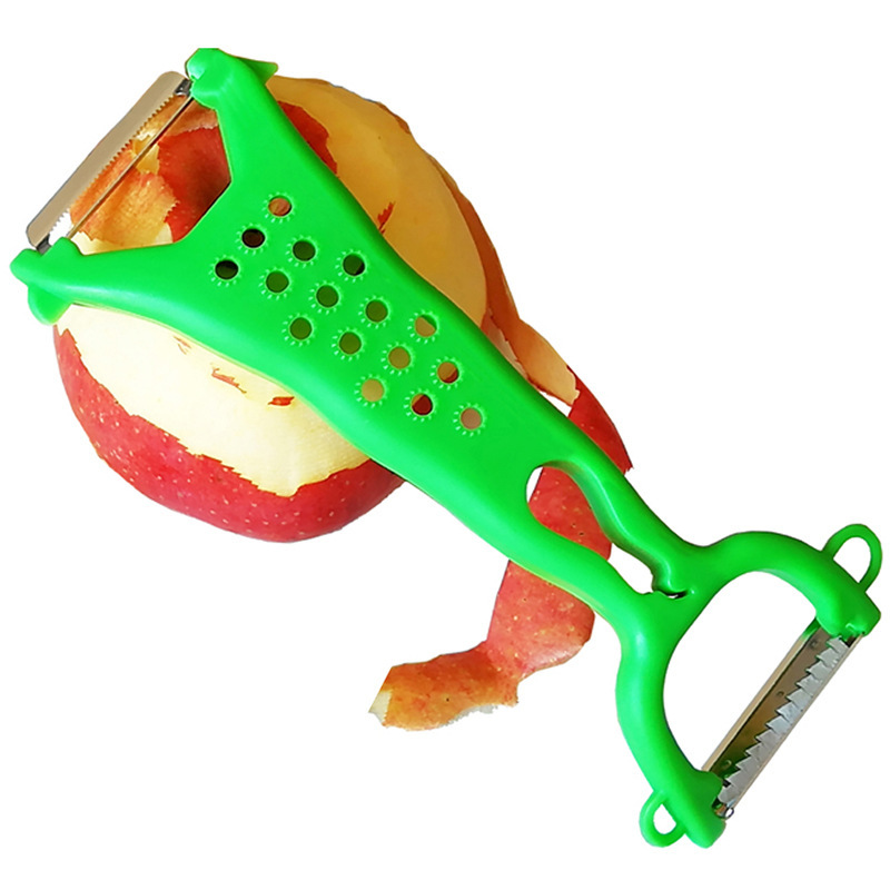 削皮刀刨丝刀多功能家用刮皮刀割橙器厨房多用瓜刨刀不锈钢水果刀图
