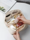 New PU pillow organ makeup bag with large capacity, high appearance level, portable ins style and high-end feel storage bag wholesale Specification image