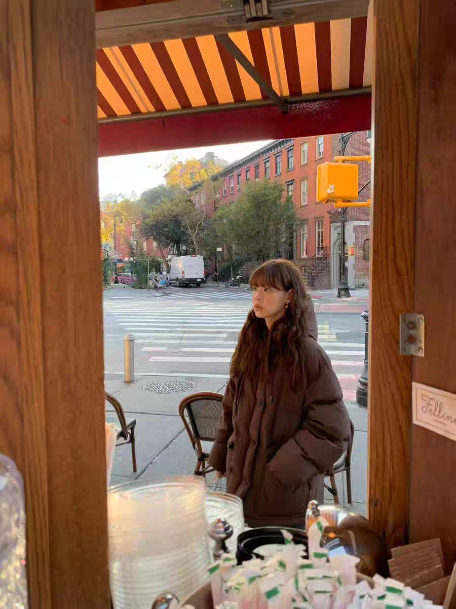 In stock 2025 winter new Dongdaemun, South Korea solid color simple casual hooded mid-length 90 duck down down jacket for women pic 31