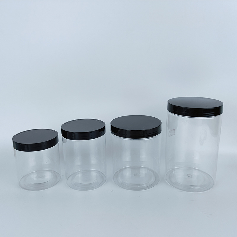 The manufacturer is selling popular transparent cans, tea cans, nut cans, plastic bottles, PET food cans, plastic buckets, snack and dried fruit cans Application Scenario