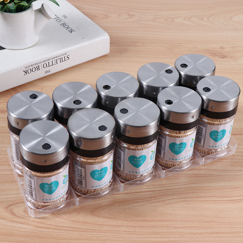 Small steel cap bamboo toothpicks, double-headed household fine dental floss, hotel and restaurant commercial bamboo toothpicks, disposable toothpick manufacturer Application Scenario