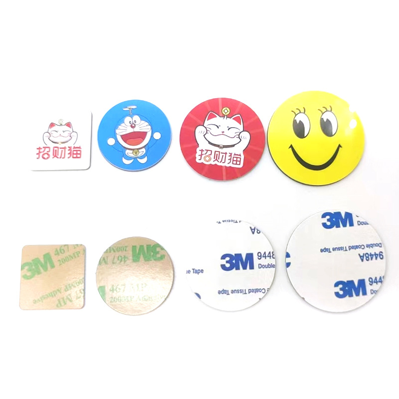 Square 25mmID card 5577 mobile phone sticker 5200 access control card Elevator card can be repeatedly erased and rewritten ID card sticker Item Picture