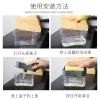 Dishwashing liquid press, cleaning pot brush, kitchen-style automatic liquid filling box, scouring pad, dishwashing and pot scrubbing wonder, soap liquid box Specification image