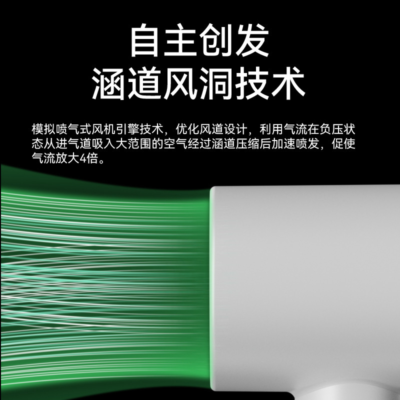 Hotel High Speed Hair Dryer Anion Hair Care Quick Dry Blower High Power Home Hair Salon Barbershop Gift Specification drawing