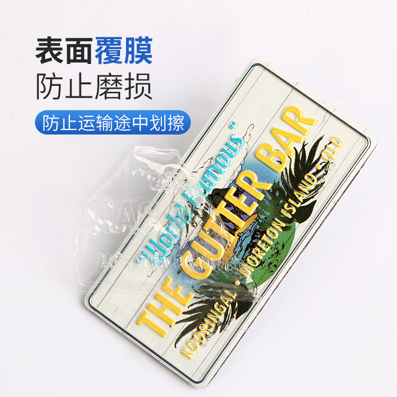 Customized creative 3D cartoon stereoscopic tourist souvenir refrigerator magnetic stickers for cross-border foreign trade metal tinplate details Picture