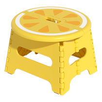 Plastic thickened folding stool