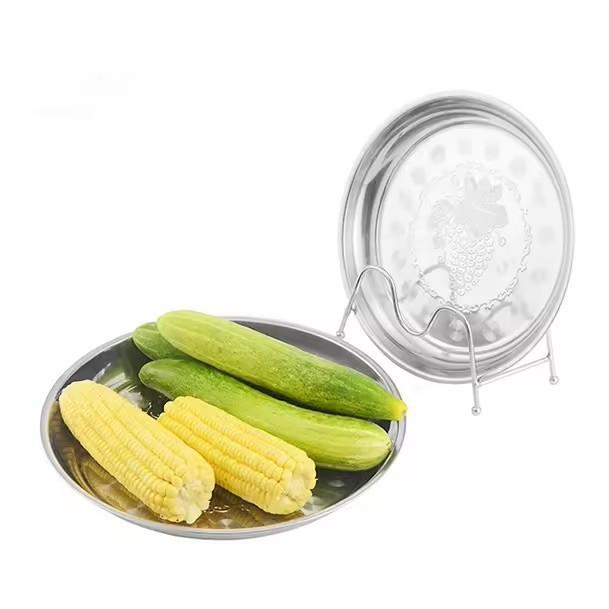 Stainless steel plate set, large African export basin set, washbasin, soup basin, household manufacturer wholesale, thickened details Picture