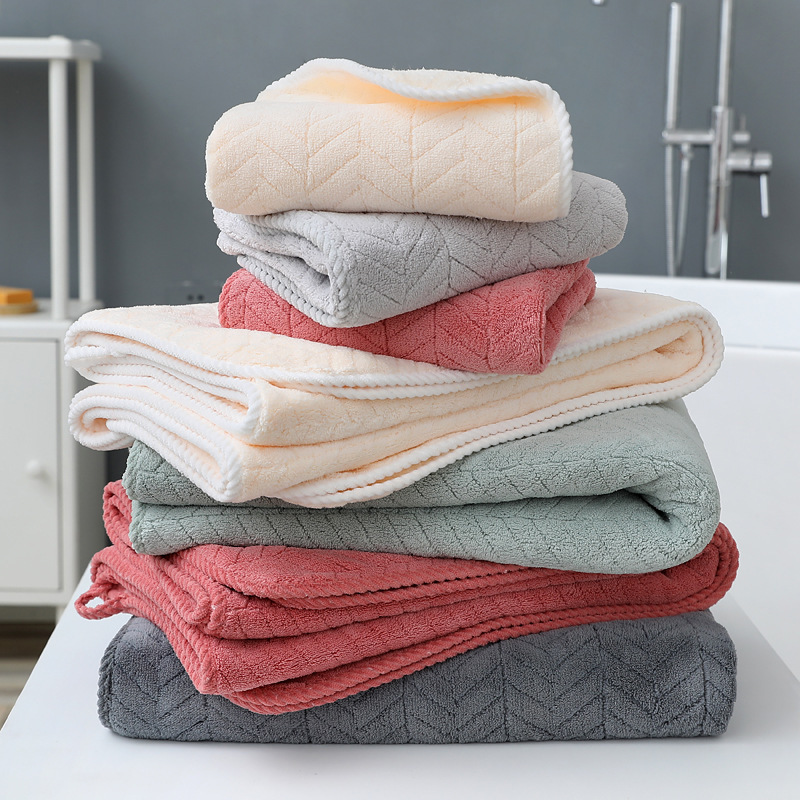 【LOVELY HOME】【 Hold Jia 】 Coral velvet bath towel manufacturers wholesale soft absorbent bath towels Item Picture