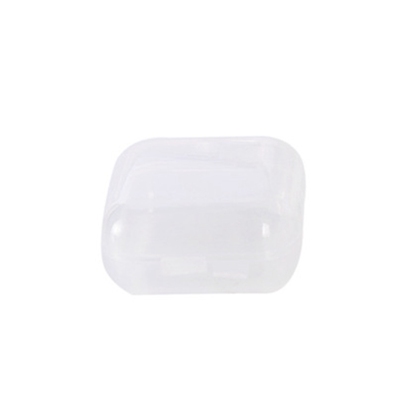 Small box, transparent plastic, small medicine box, ear studs, small square ring, jewelry, earplug box, USB flash drive, mobile phone card storage box Item Picture