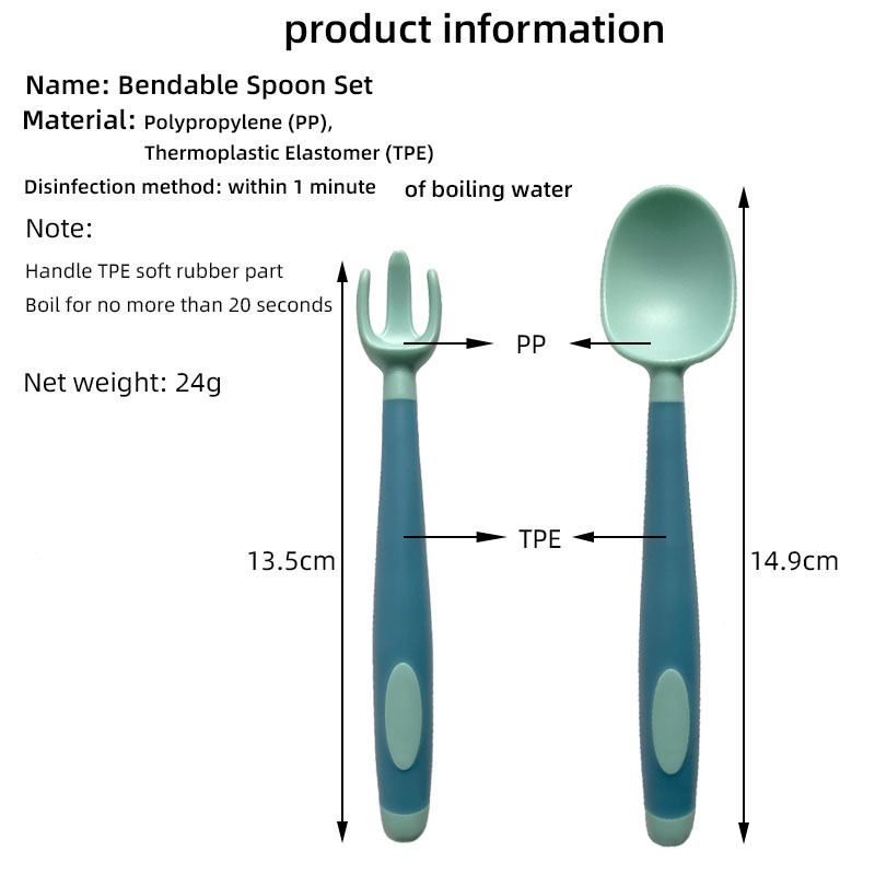 Feeding cutlery Tableware Baby for children spoon fork Application Scenario