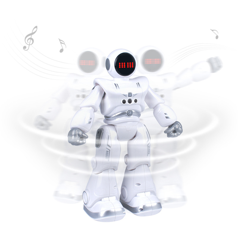 跨境英文智能遥控编程太空机器人 触摸手势感应跳舞益智儿童玩具图