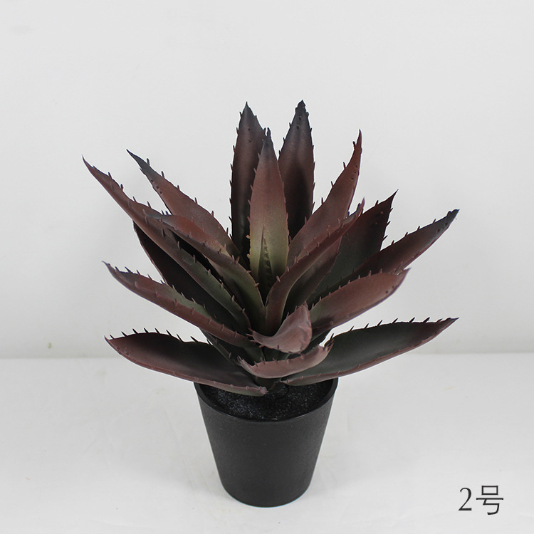 Artificial aloe vera potted plant, mini indoor decoration, artificial tree, artificial small green plant, Nordic artificial green plant ornament, reed Application Scenario