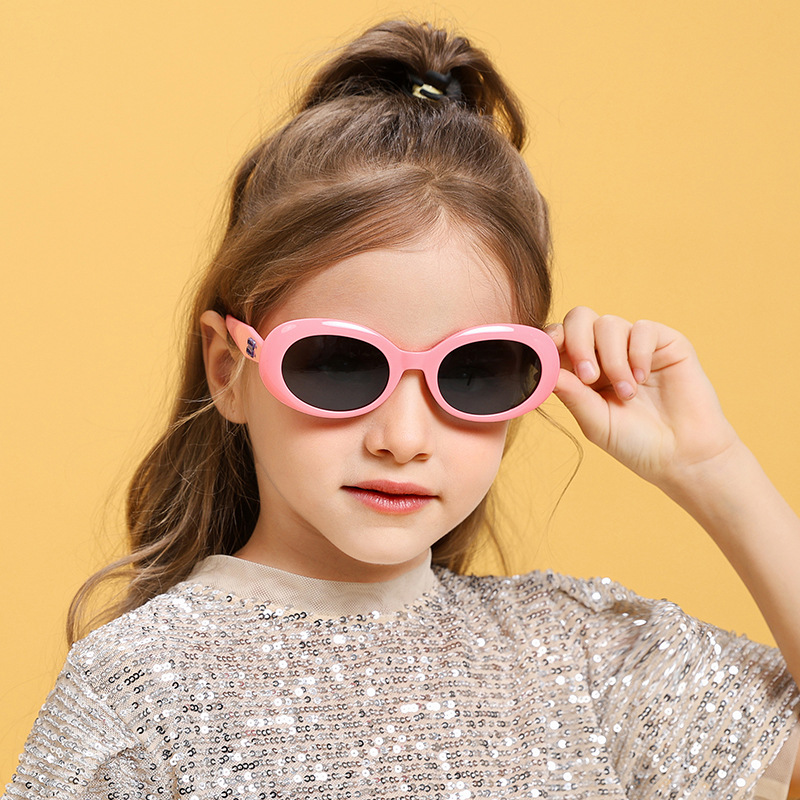 2024 New Children's Sunglasses Cute Cartoon Polarizing Primary School Sunglasses Sunshade Mirror 7-129 Specification drawing