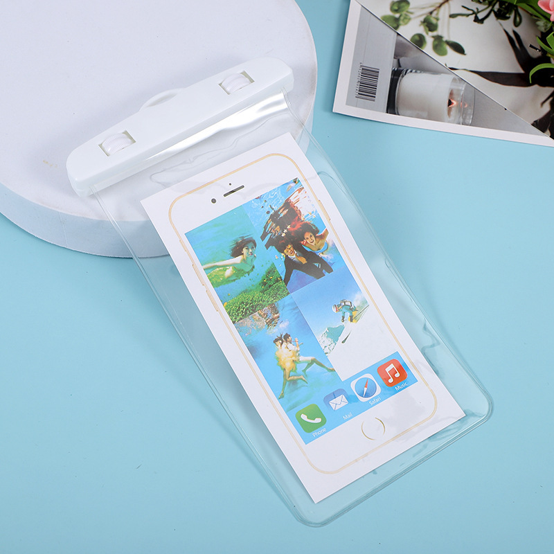 Factory wholesale of clips, transparent waterproof covers, touch screen cartoon sealed bags Application Scenario