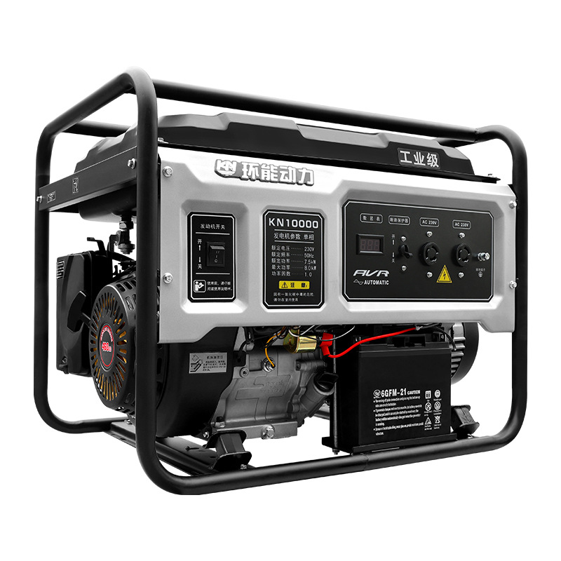 Outdoor Small Portable Generator 3 Kw 5Kw6.5kw8kw10kw Household Industrial Gasoline Generator Set details Picture