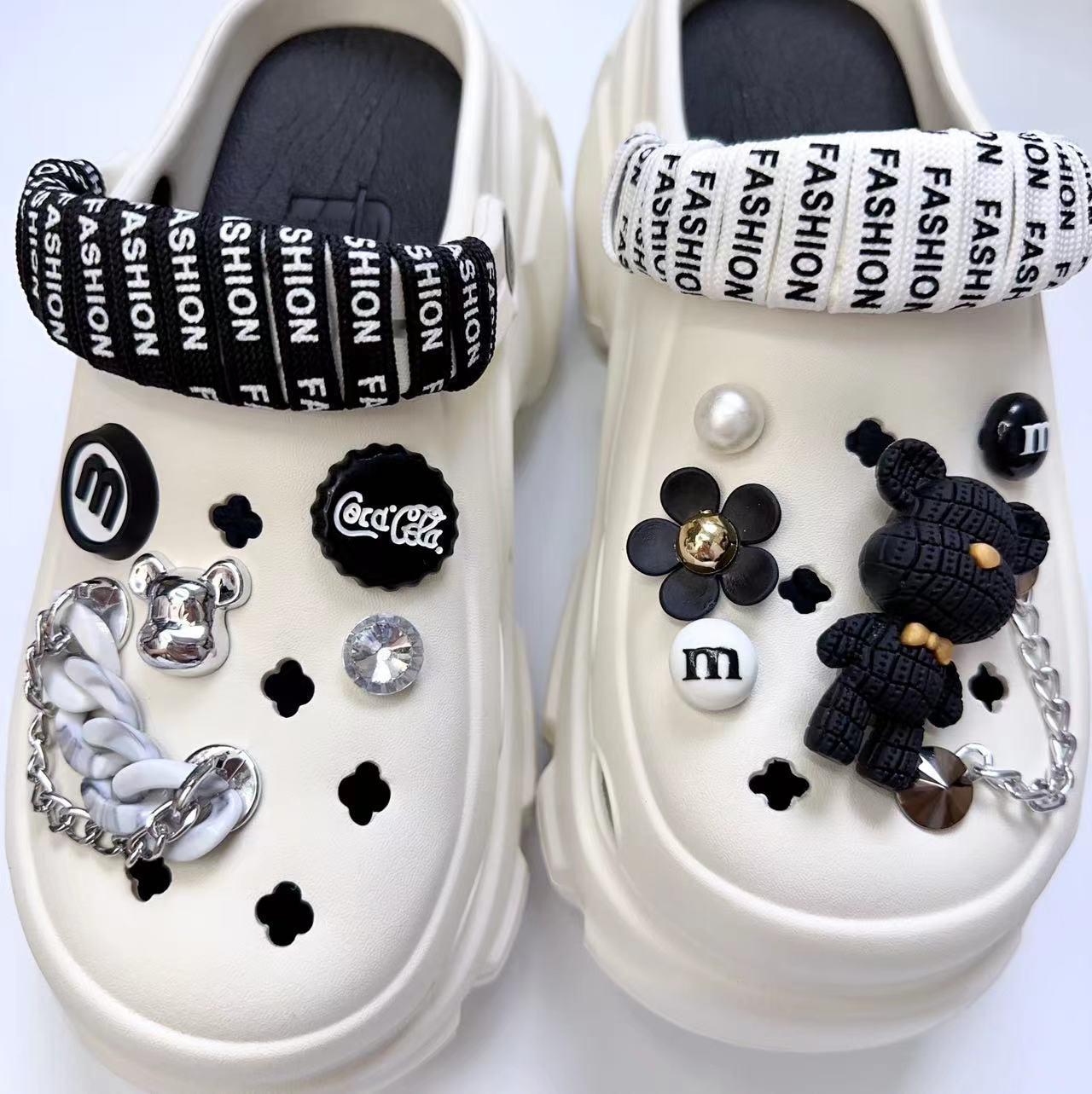 Cross Cross Crocs Diy Accessories Removable Decorative Buckle Cartoon Shoes Flower Shoe Buckle Upper Accessories details Picture