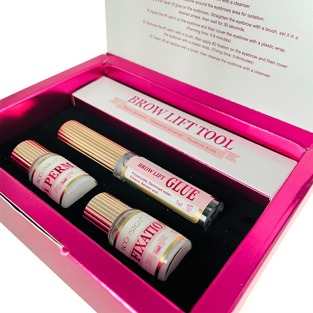 Iconsign Cross-Border Hot Brow Set Keratin Eyelash Fixed Eyebrow Hot Wholesale Specification drawing