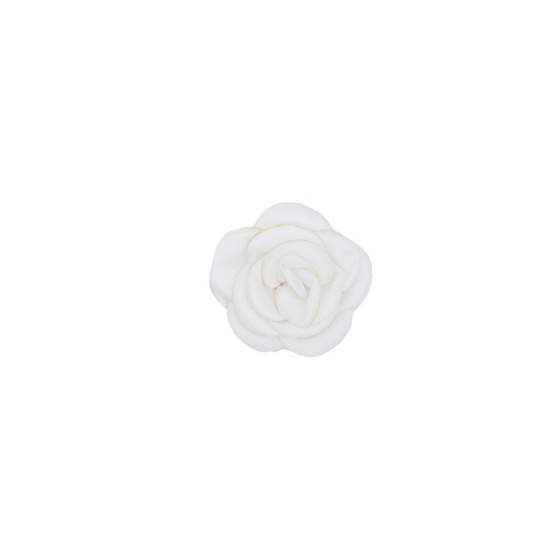 Korean Version Of Hand-Burned Camellia Flowers Diy Head Flower Corsage Rose Hair Accessories Clothing Decoration Accessories 5Cm Item Picture