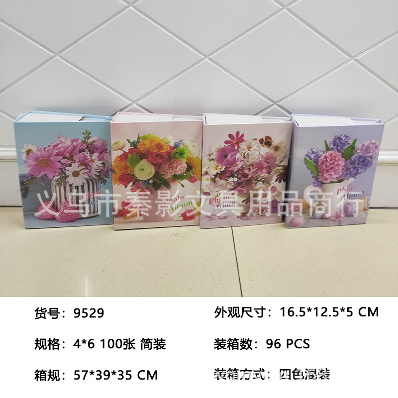 6-inch 100-piece photo album, children's commemorative album, student card album, baby photo album, Photo album Specification image